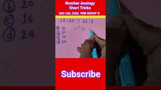 Reasoning Question|| Number Analogy||SSC GD CGL CHSL UPP SI GROUP D all exam