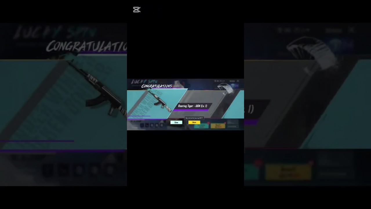 Got Akm roaring tiger in 0 uc.          