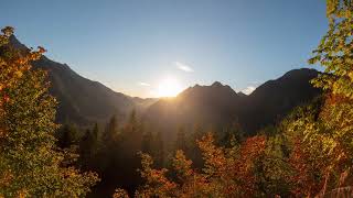 Sunset Time-lapse in the Cascade Mountains