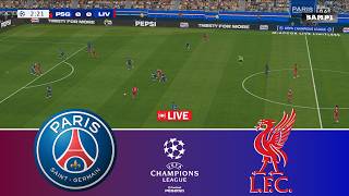🔴PSG vs LIVERPOOL - UEFA Champions League 2026 - Video Game Simulation