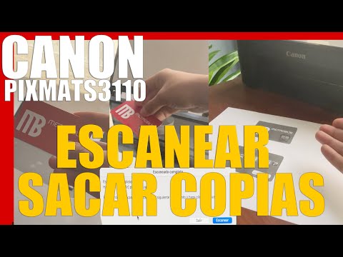 CANON PIXMA TS3110 COPIAR:ESCANEAR
