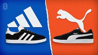 Es empleo Caballo Adidas vs Puma - The Family Argument That Gave Rise to Sports Marketing -  YouTube