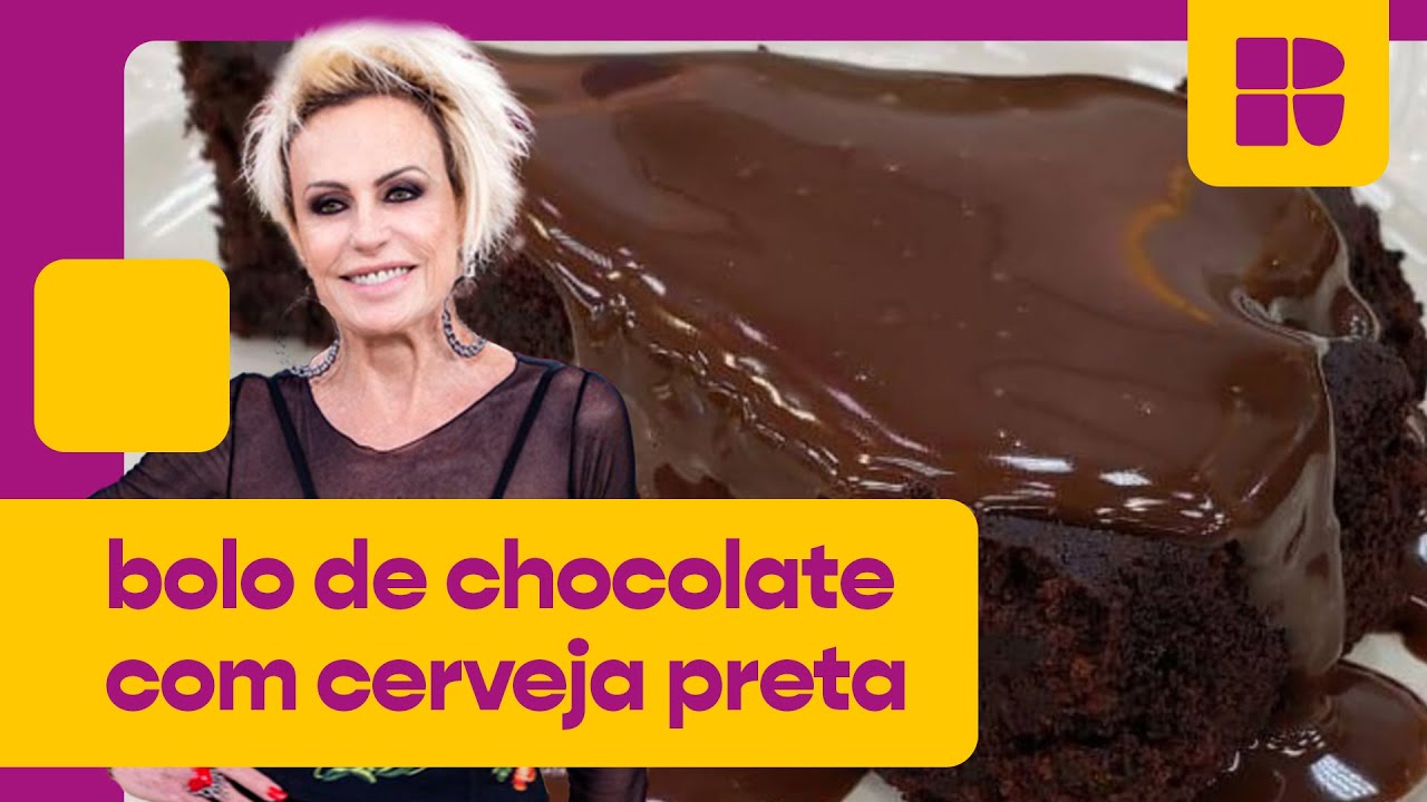 Bolo de chocolate com cerveja preta! | Ana Maria Braga | Mais Você