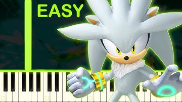 SILVER THE HEDGEHOG THEME - EASY Piano Tutorial