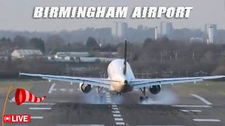 Blustery Birmingham Airport Live 🚩 BHX 29.04.2026