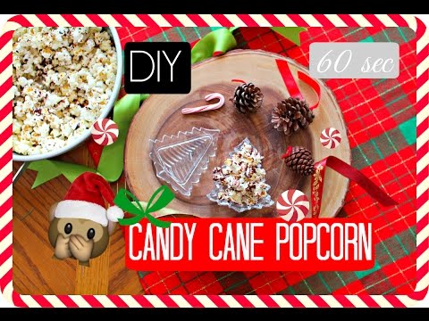CANDY CANE POPCORN in 60 secs!