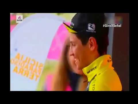 Video: Giro d'Italia 2018: Esteban Chaves gana la etapa 6 en el Monte Etna