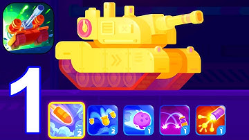 Tank Stars 2 - Gameplay Walkthrough Part 1 Abrams Tank (Android,iOS)