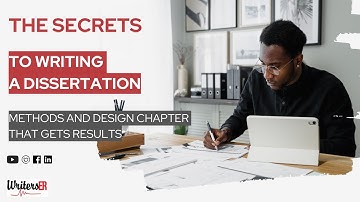 The Secrets to Writing a Dissertation Methods and Design Chapter That Gets Results || WritersER