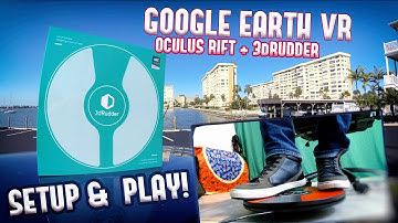 ✔ 3dRudder Controller For Your Feet! | Google Earth VR Gameplay