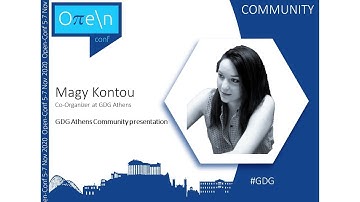 Magy Kontou (Community GDG speech) - Google Developer Group Athens (GDG Athens)