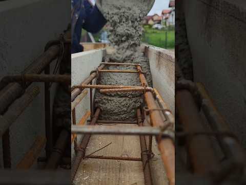 Видео: Заливка армопояса под муэрлат