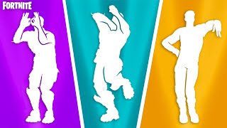 Top 50 Legendary Fortnite Dances With The Best Music! #2