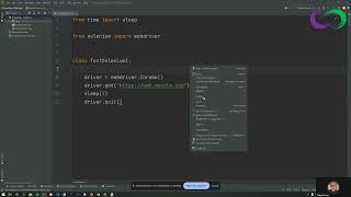 07 - Curso Python y Selenium - Verificacion operatividad selenium
