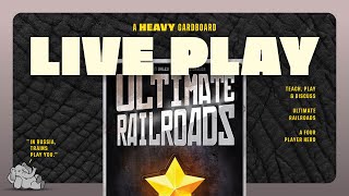 Ultimate Railroads - German Railroads - 4p Play-through, & Roundtable Discussion by Heavy Cardboard