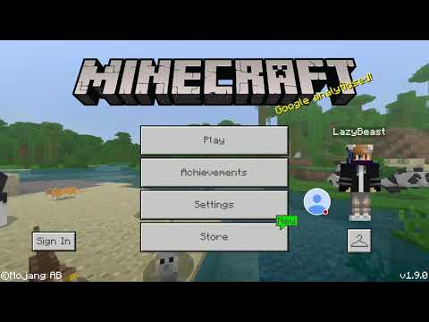 Como mudar a sua pele e chang seu nome em Minecraft Pocket Edition