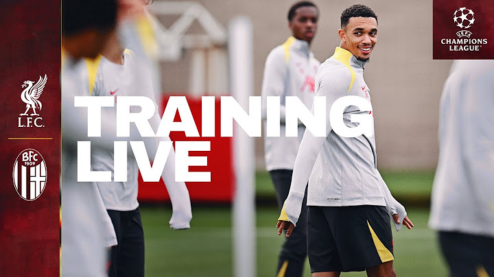 TRAINING: UEFA Champions League Warm-Up | Liverpool FC vs Bologna
