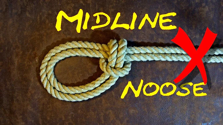 Midline Noose Knot - Tag Knot - Noose Knot Tied in the Bight