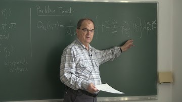 Statistical Mechanics - Week 10 | Lecture 1