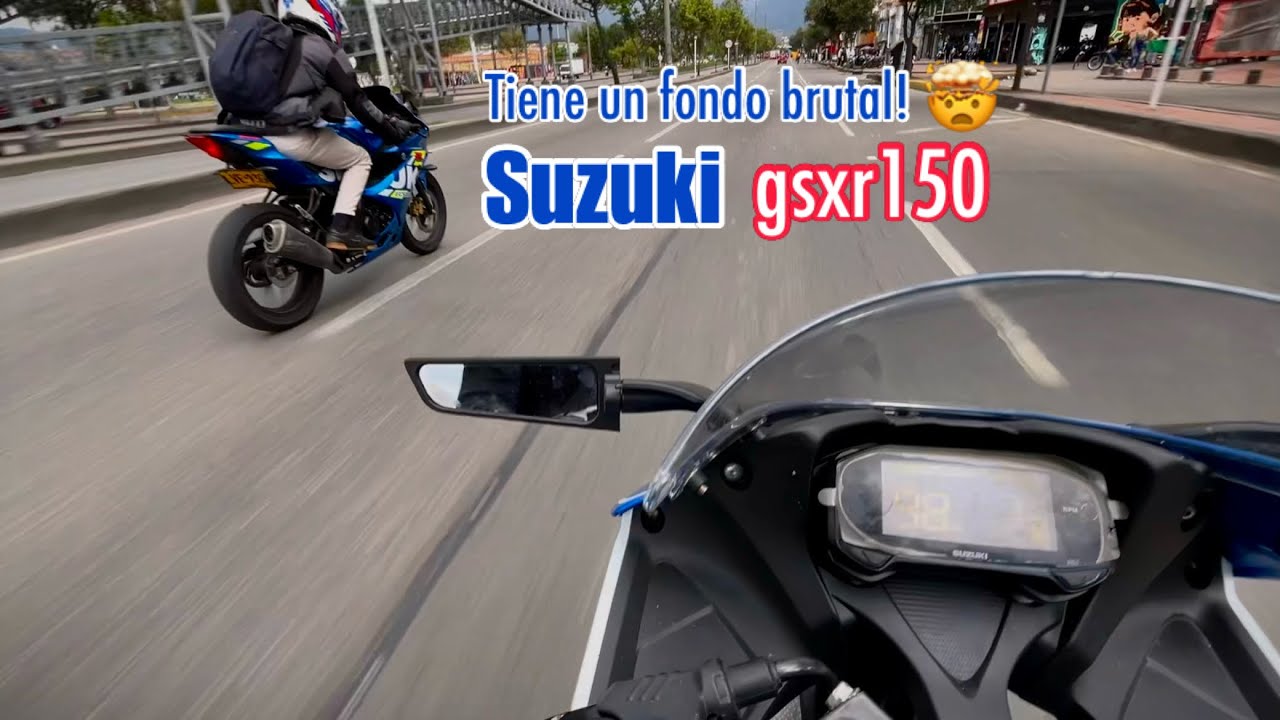 Probando la 150 más rápida de Colombia Suzuki gsxr150 es una bala esta moto 😏