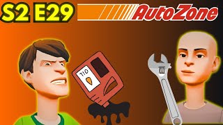 Classic Caillou Misbehaves at AutoZone / Grounded (S2 E29)