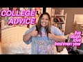 COLLEGE 101: freshmen advice for your first year of college