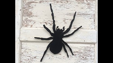 Spider door hanger - scroll saw pattern