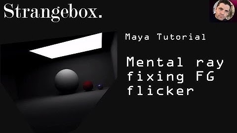 Maya Final Gather Fix Flickering  SUBSCRIBE for updates