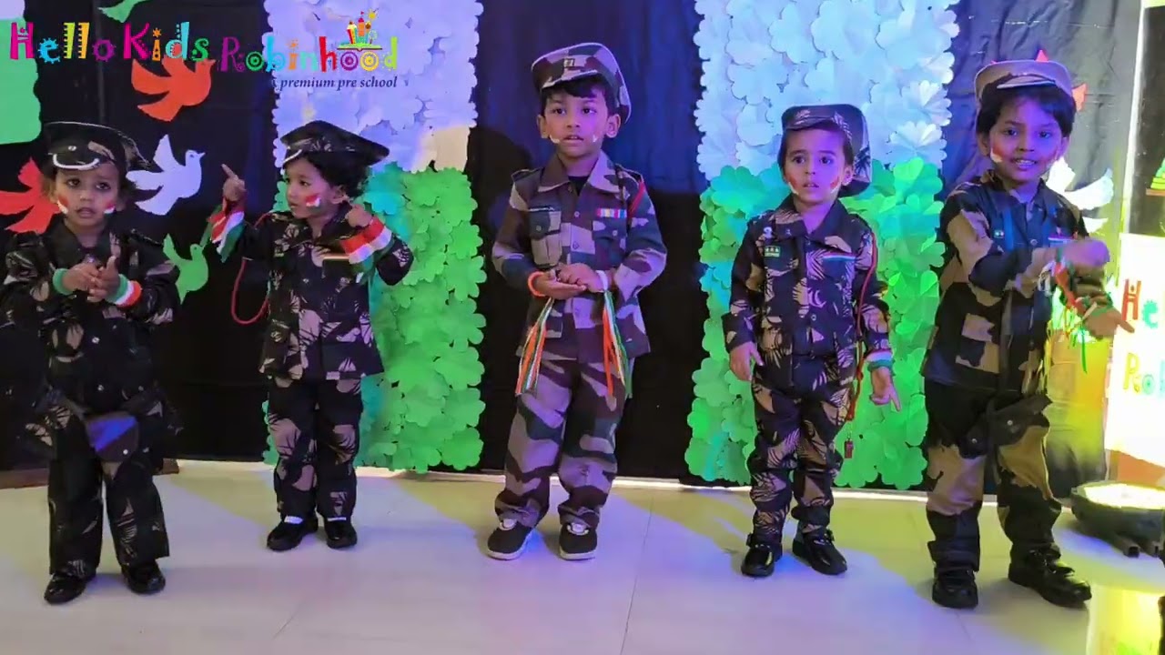 Sandese aate hai||Independence Day||HelloKids Robinhood school||Ramgarh||