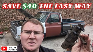 Chevy C10 Squarebody Truck DUAL FUEL Tank Valve Replacement