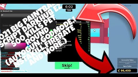 2021 ROBLOX BIG PAINTBALL SCRIPT EASY OVER 500 KILLS IN ROUND (INSTAKILL,AUTOGUN,GODMODE AND MORE)