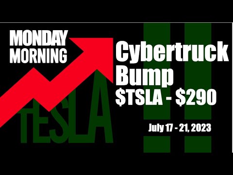 Tesla Stock $290 in the AM Cybertruck #1: Market Is Pivoting to Risk; Market News for the Week