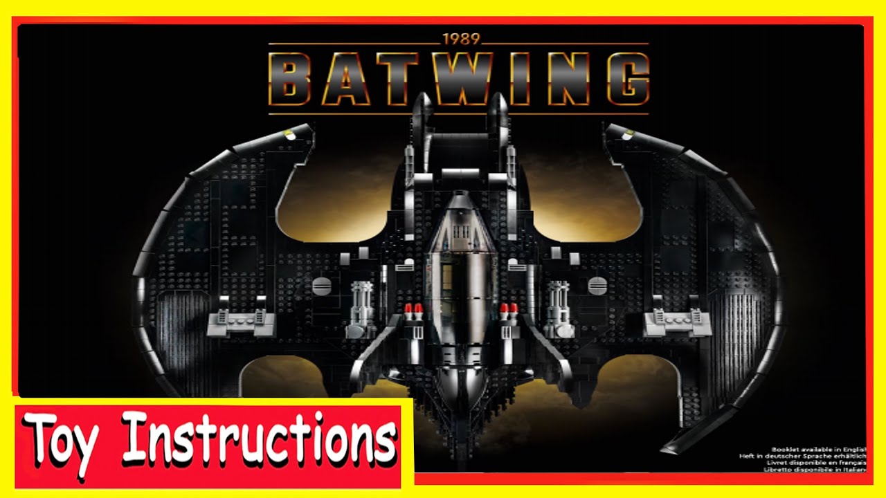 Lego Building Instructions / 1989 Batwing / LEGO® DC (76161)   @Toy Instructions