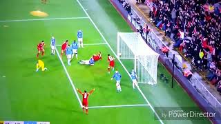 Virgil Van Dyke's 1st Liverpool Goal