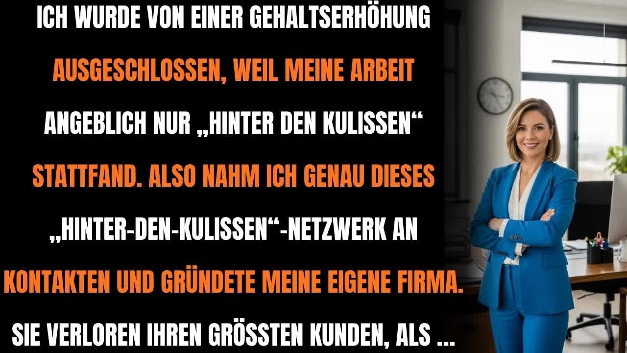 „‚Nur Backoffice‘ sagte er  Zwei Monate später gehörte mir sein wichtigster Kunde“