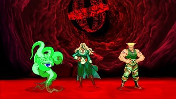 Marvel VS Capcom 2 - Shuma-Gorath/Ruby Heart/Guile - Expert Difficulty Playthrough