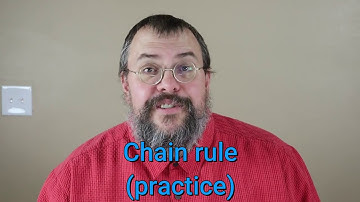 Calculus 1 -- Chain rule -- More practice