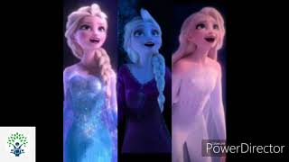 Into the unknown × show yourself × let it go. Frozen mashup