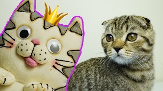 Cat vs fake cat- 3 Pranks for my kitten