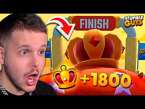 👑 1800 COROAS em UM VÍDEO de STUMBLE GUYS! ‹ KHORTEX ›