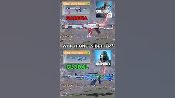 Legendary Skin in Garena vs Global Version in CODM