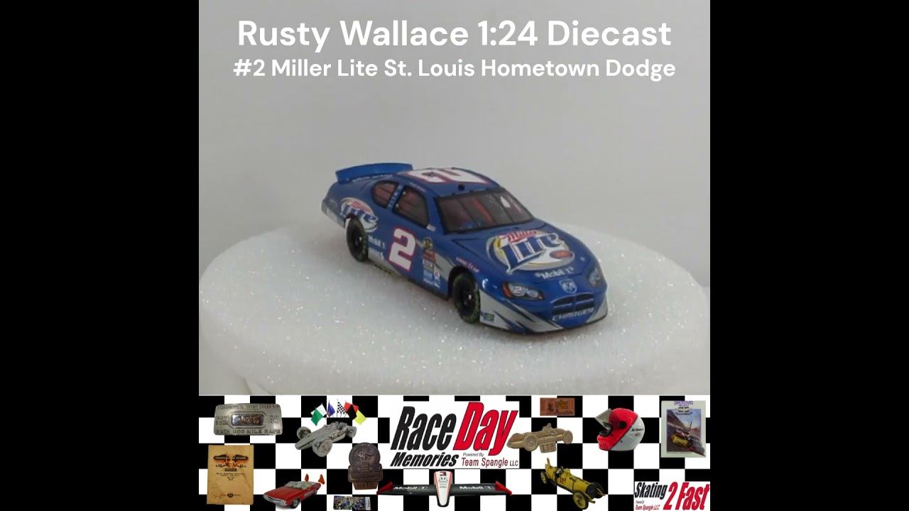 Rusty Wallace #2 Miller Lite St. Louis Hometown Dodge Charger Team Penske 