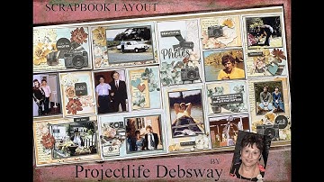 Project Life Process video 2022 Scrapbooking Album Tutorial  - Mintay papers