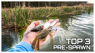 3 PreSpawn Fishing Lures For Shallow, Dirty SUCCESS!!