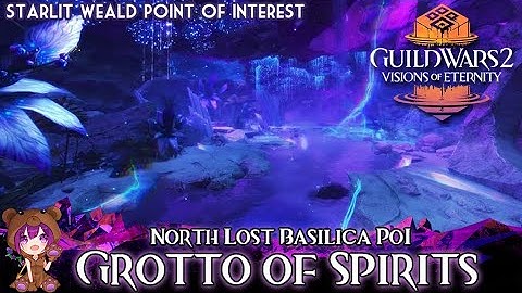 GW2 Grotto of Spirits PoI - How to get PoI north of Lost Basilica