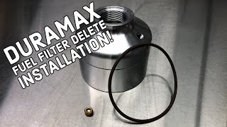 Duramax Fuel Filter Delete Installation!