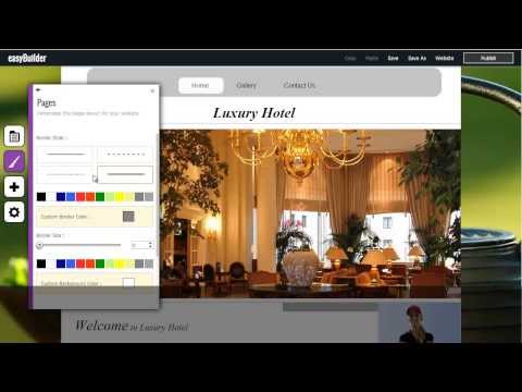 ECD Website Builder - Pages Tutorial