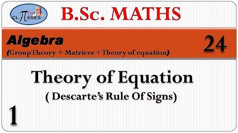 HP21BM1MA-24 | B.Sc. Math | Algebra | Group + Matrices + TOE | Lec - 24 | TOE | Lec - 24