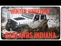 BADLANDS OFFROAD PARK ATTICA INDIANA WINTER WHEELING