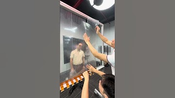 Rollable flexi transparent led screen